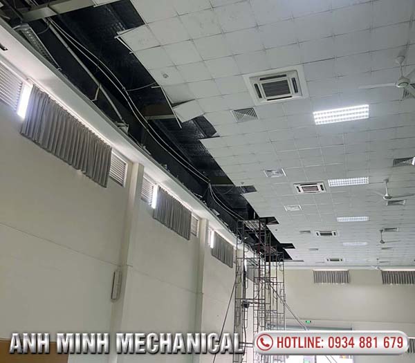 Máy lạnh âm trần công ty Lốp Kumho Việt Nam